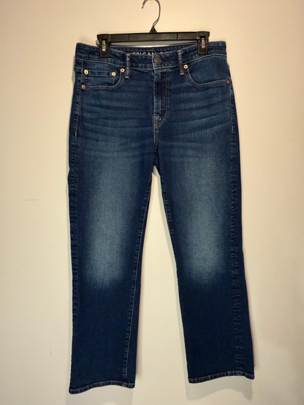 American Eagle Men’s Original Bootcut Jeans Dark Wash Air Flex + Size 31x30